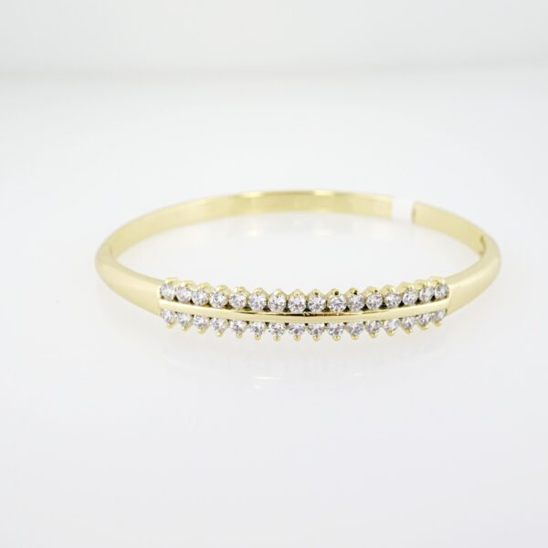 Pulso de Acero Bañado en Oro 14k - BA096