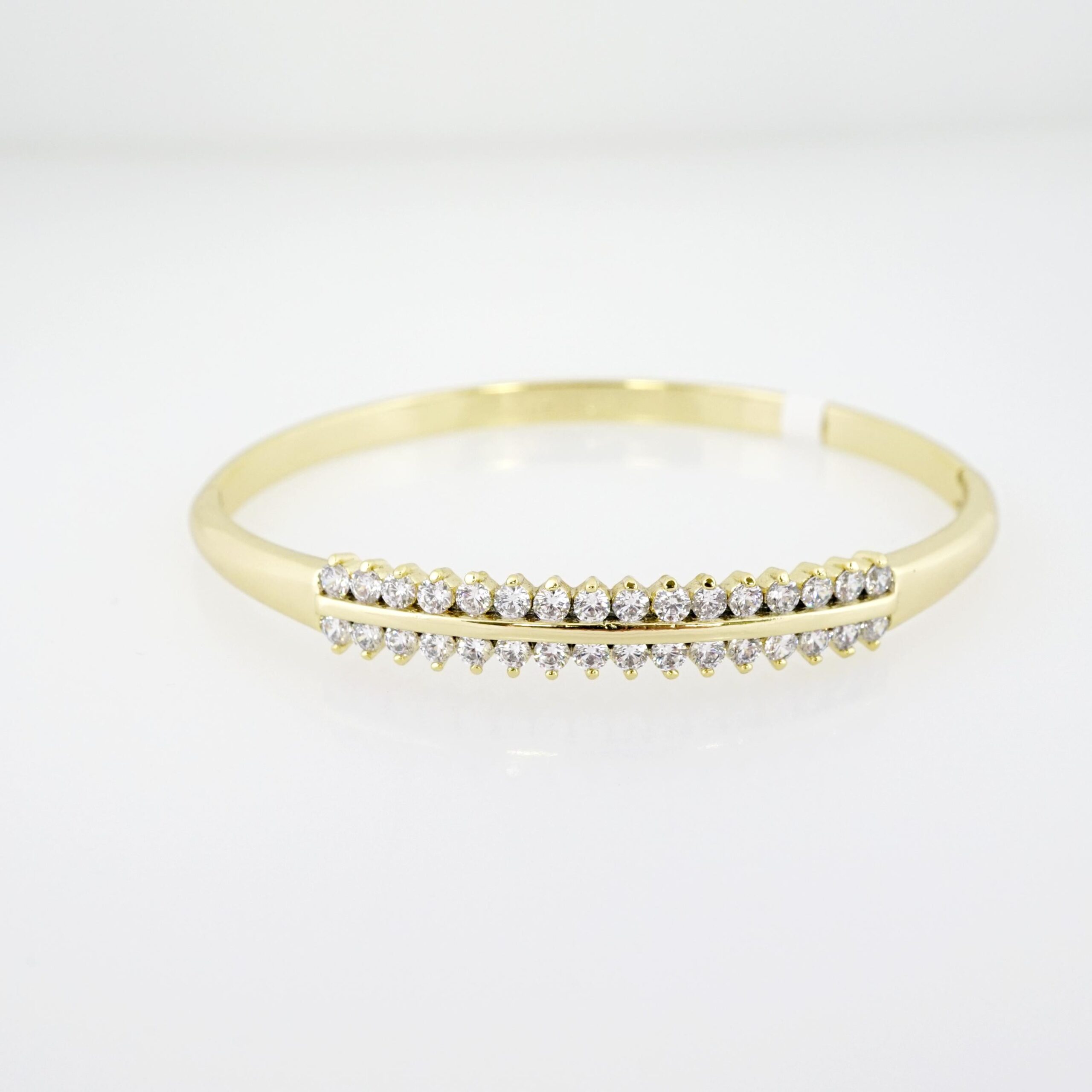 Pulso de Acero Bañado en Oro 14k - BA096