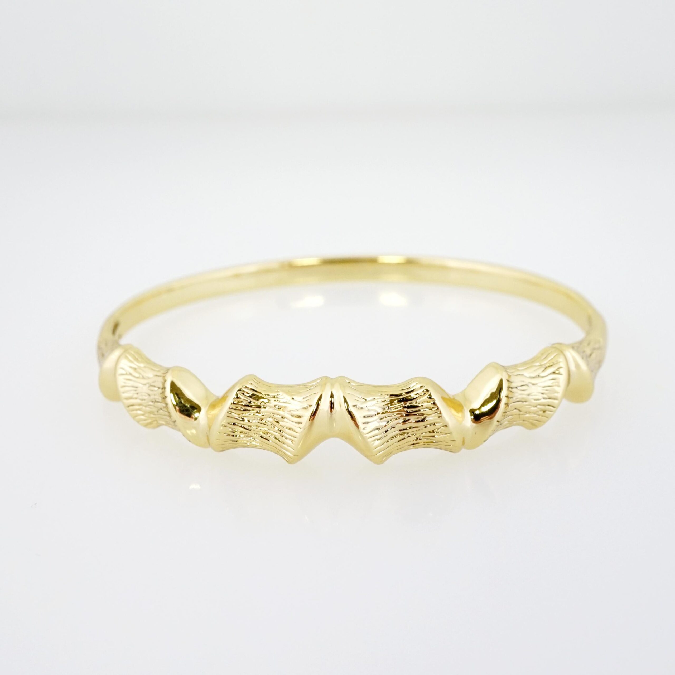 Pulso de Acero Bañado en Oro 14k - BA098