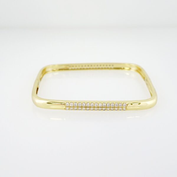 Pulso de Acero Bañado en Oro 14k - BA095