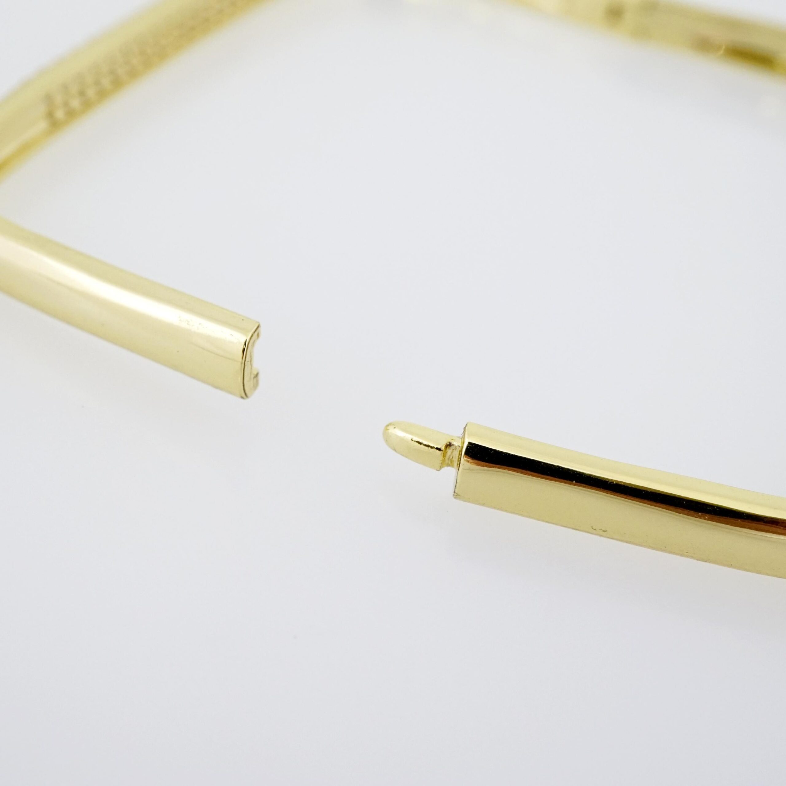 Pulso de Acero Bañado en Oro 14k - BA095 - Imagen 3