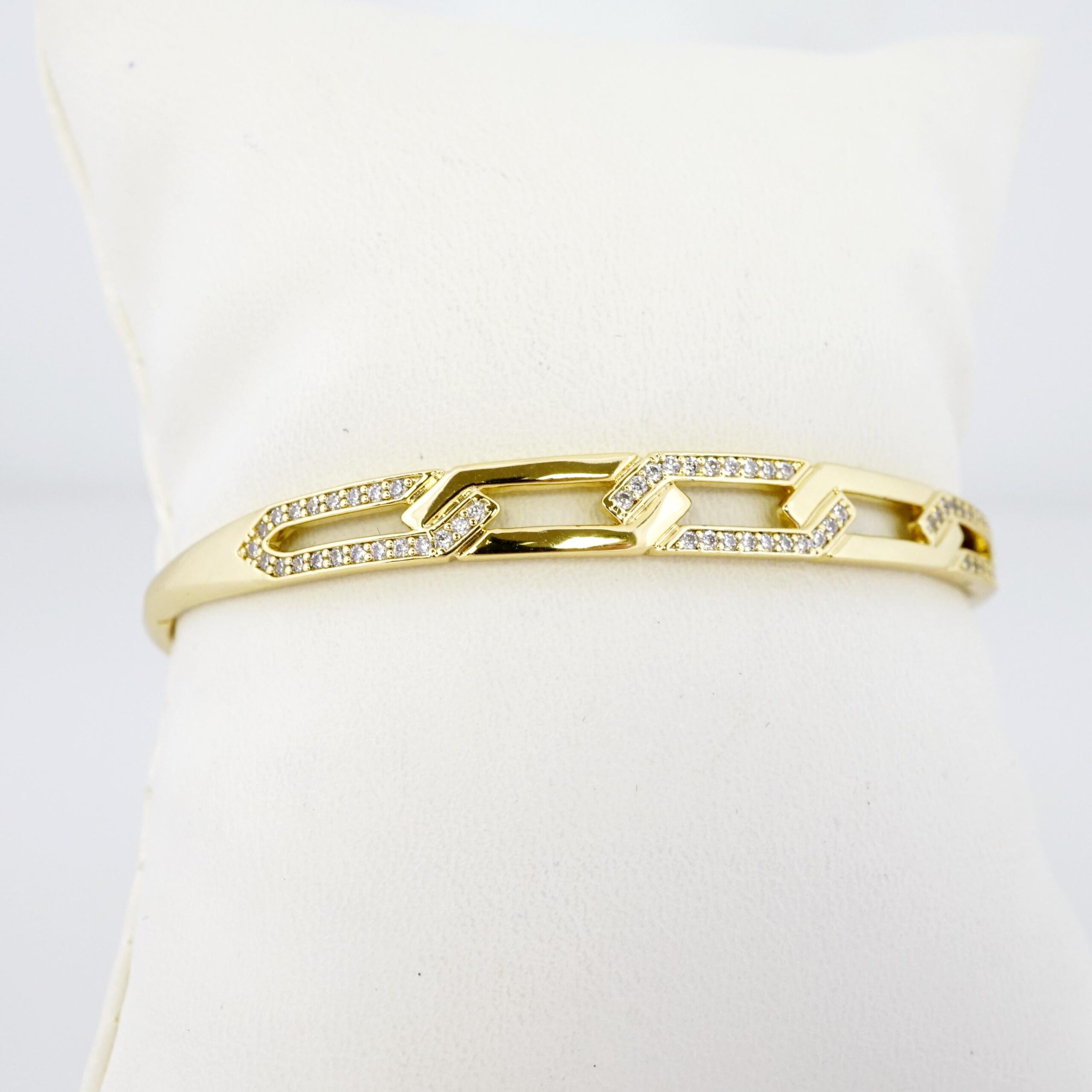 Pulso de Acero Bañado en Oro 14k - BA103 - Imagen 2