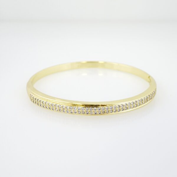 Pulso de Acero Bañado en Oro 14k - BA093