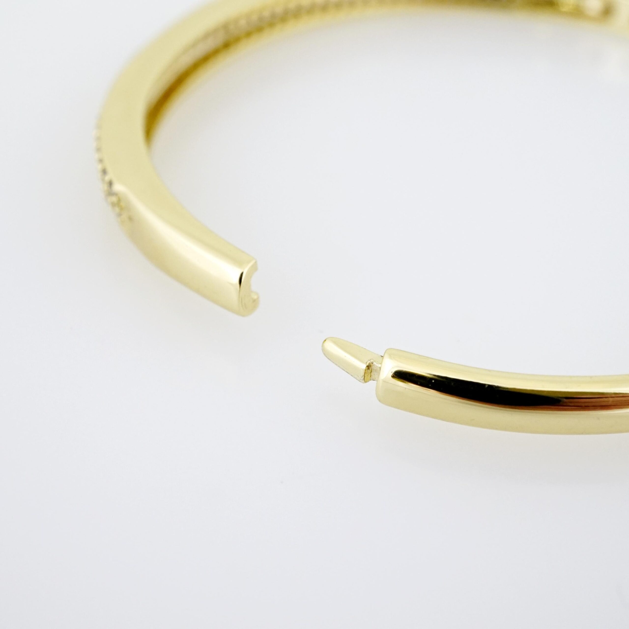 Pulso de Acero Bañado en Oro 14k - BA093 - Imagen 3