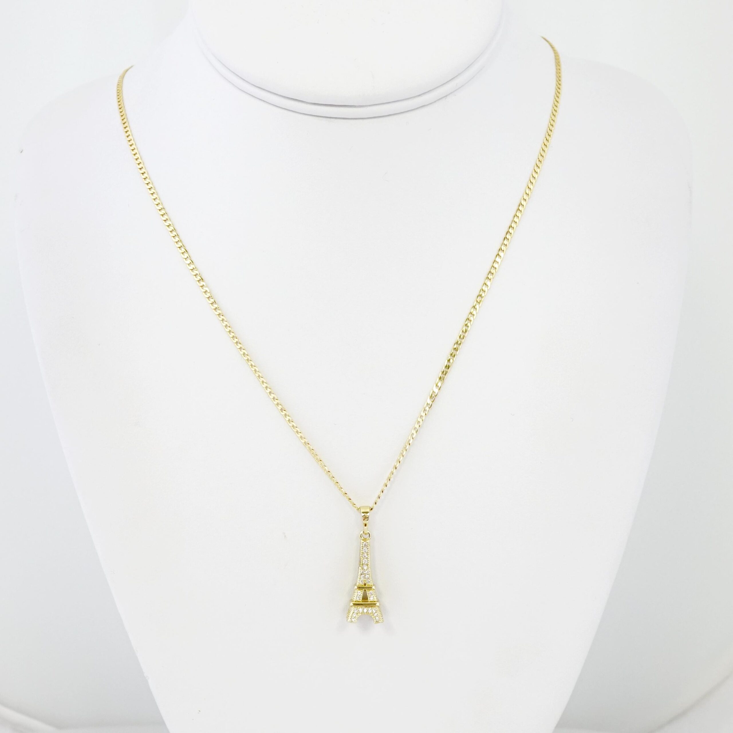 Cadena de Acero Bañada en Oro 14k – CH0149