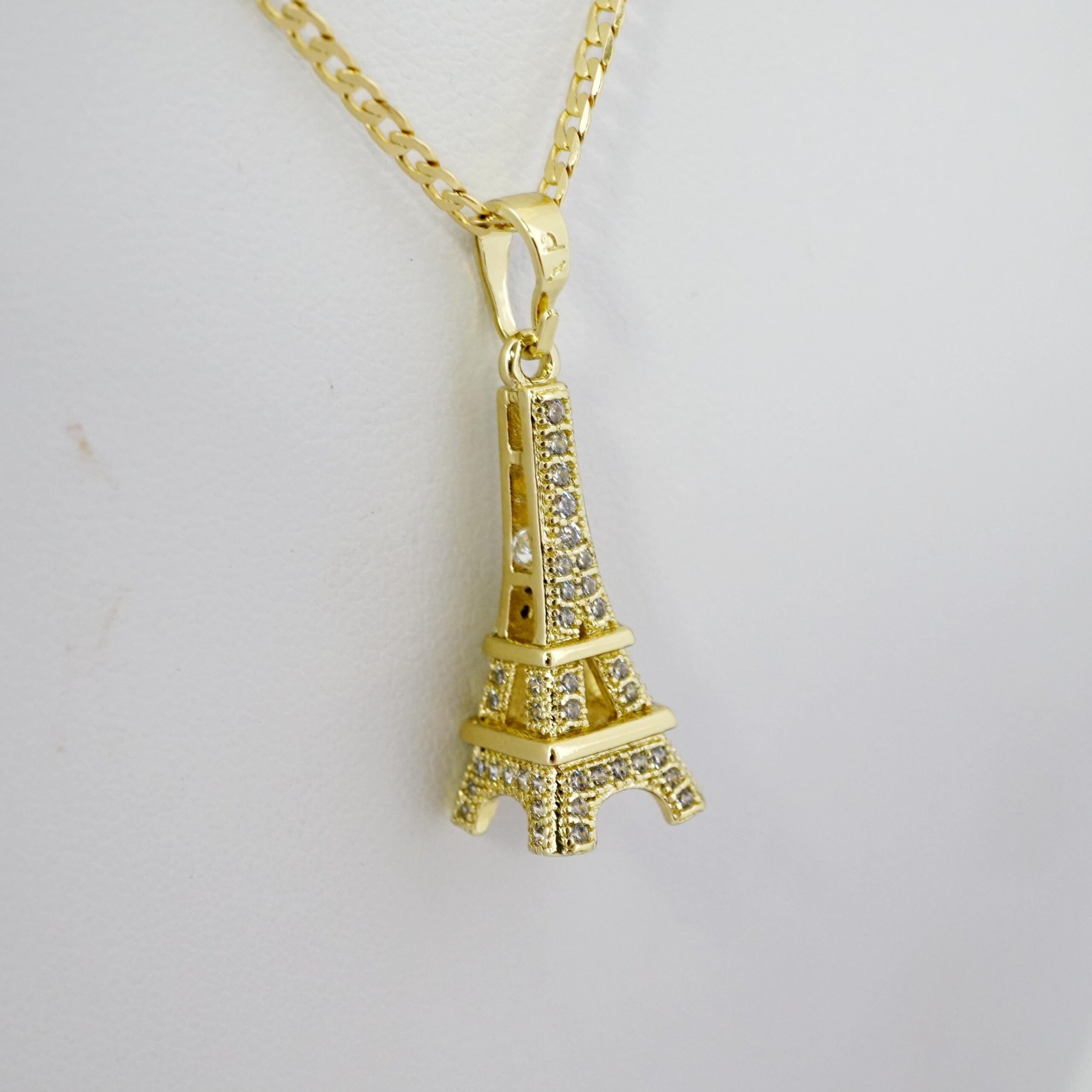 Cadena de Acero Bañada en Oro 14k – CH0149 - Imagen 2