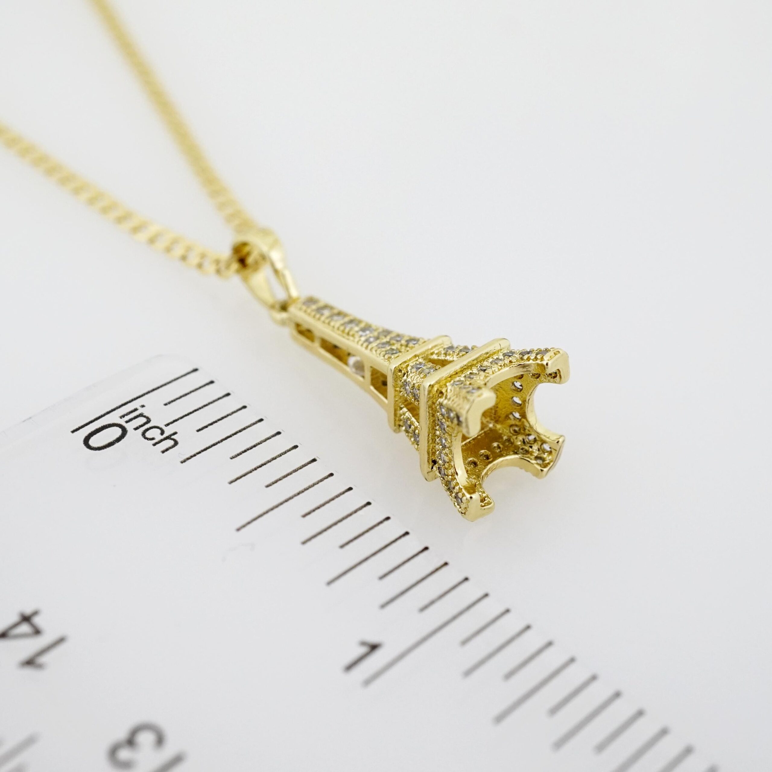 Cadena de Acero Bañada en Oro 14k – CH0149 - Imagen 3