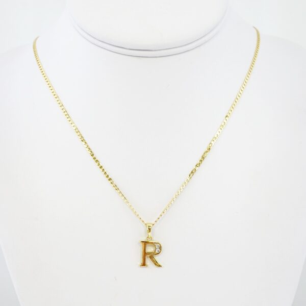 Cadena de Acero Bañada en Oro 14k – CH0167