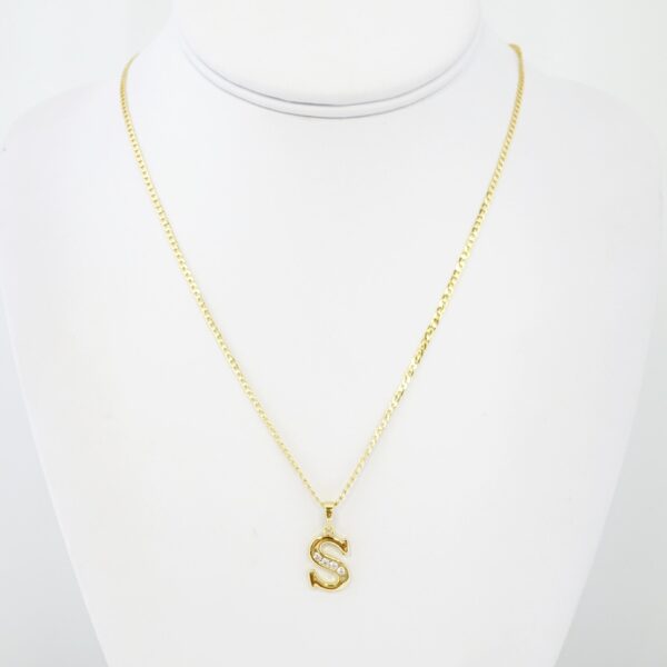 Cadena de Acero Bañada en Oro 14k – CH0170