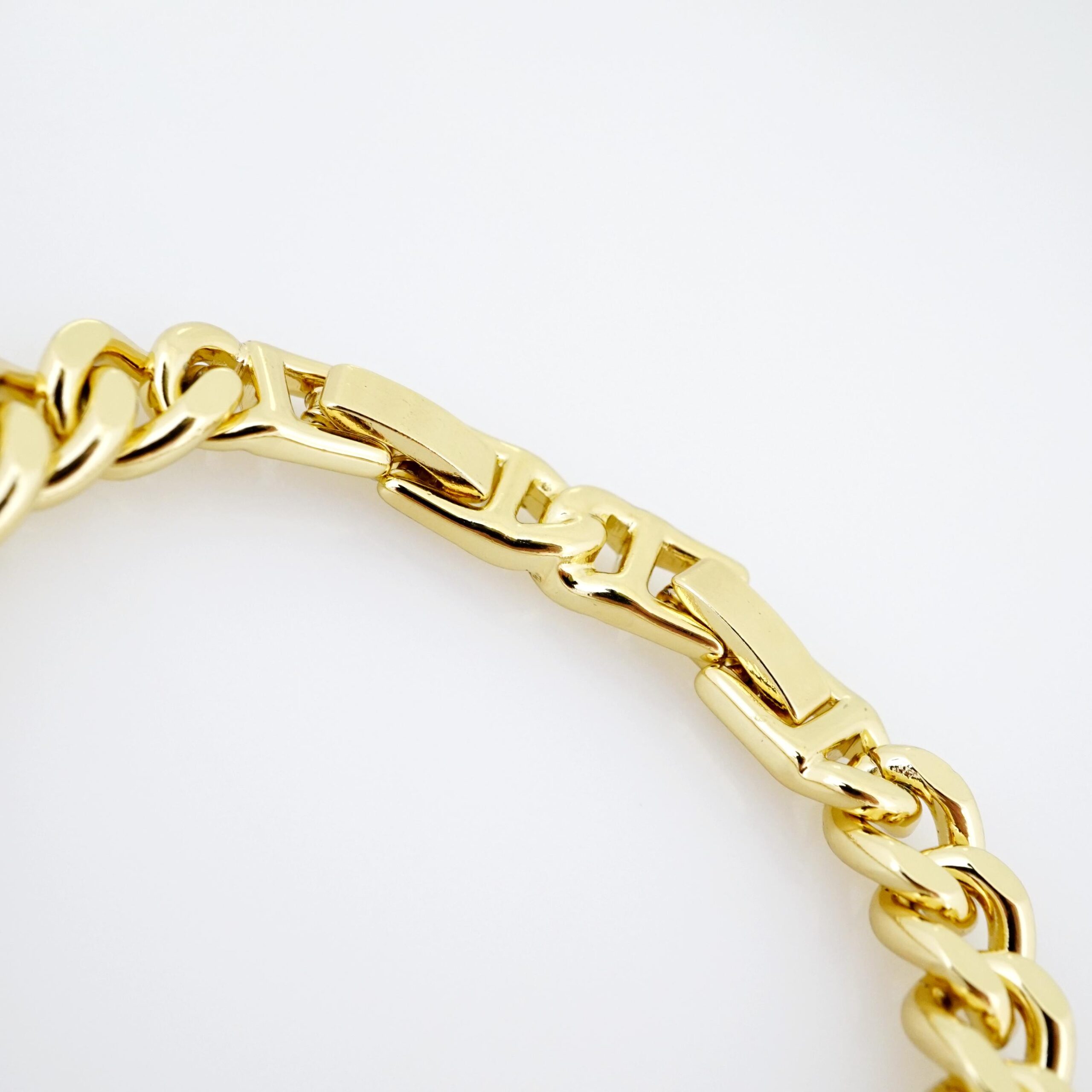 Brazalete de Acero Bañada en Oro 14k - BR0003 - Imagen 3