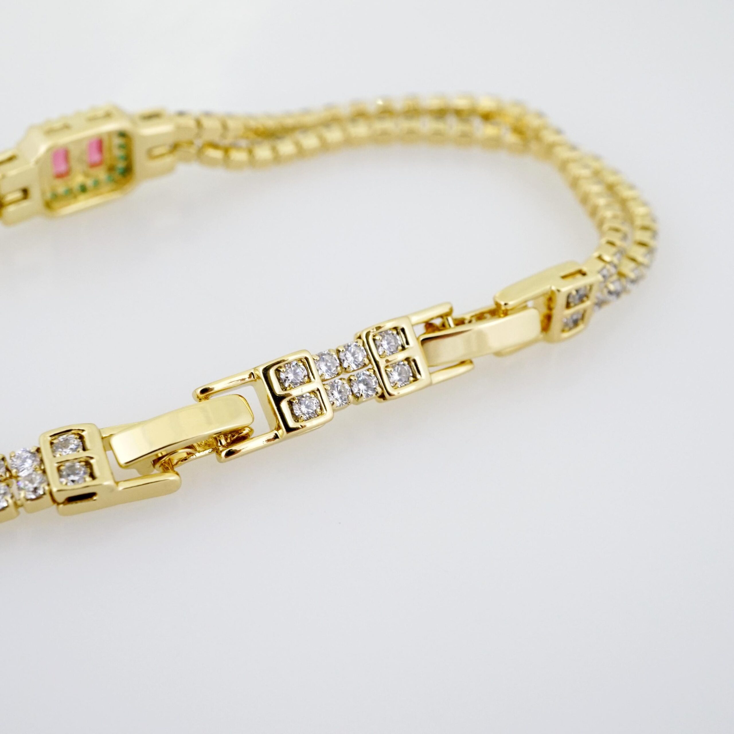 Brazalete de Acero Bañada en Oro 14k - BR0004 - Imagen 3