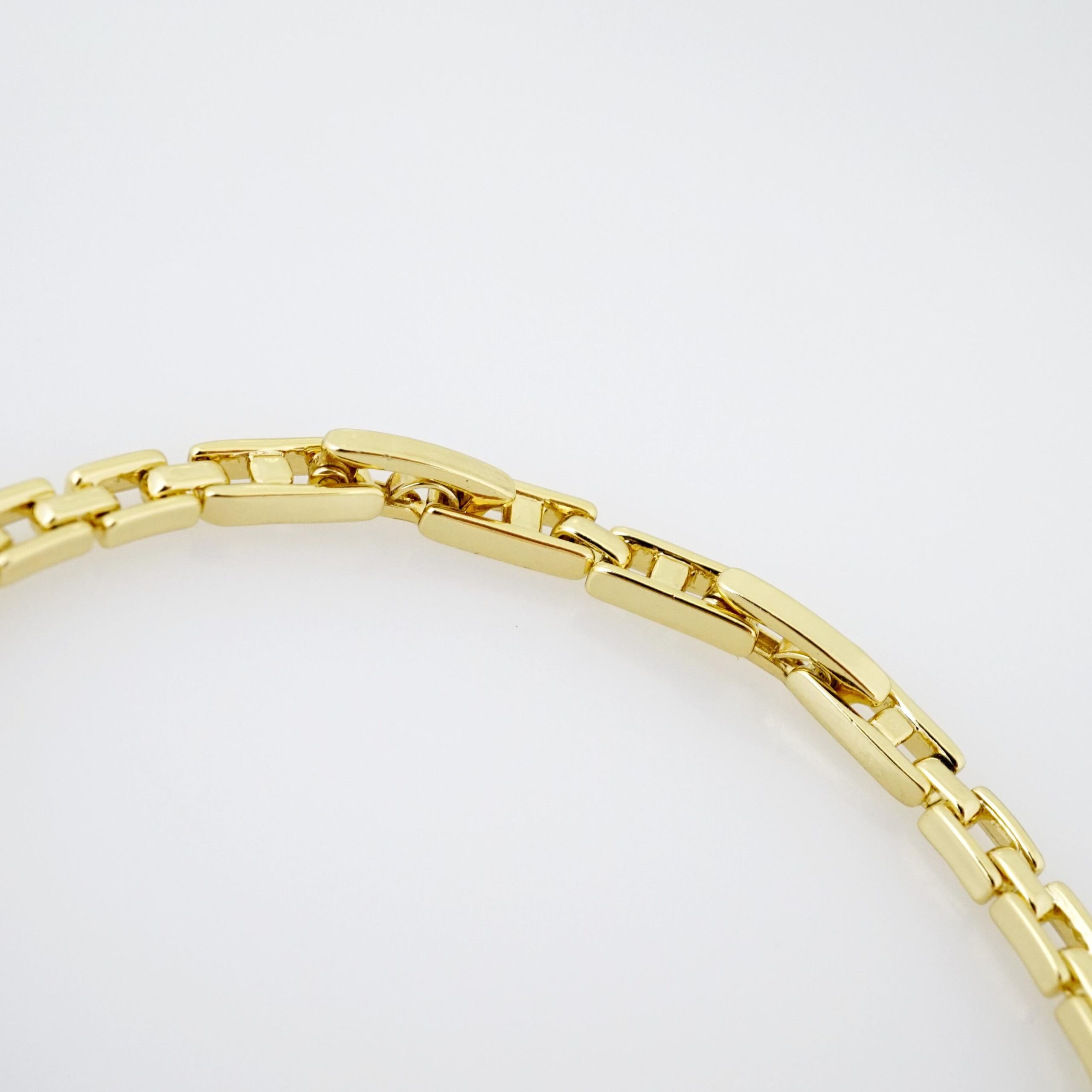 Brazalete de Acero Bañada en Oro 14k - BR0008 - Imagen 3
