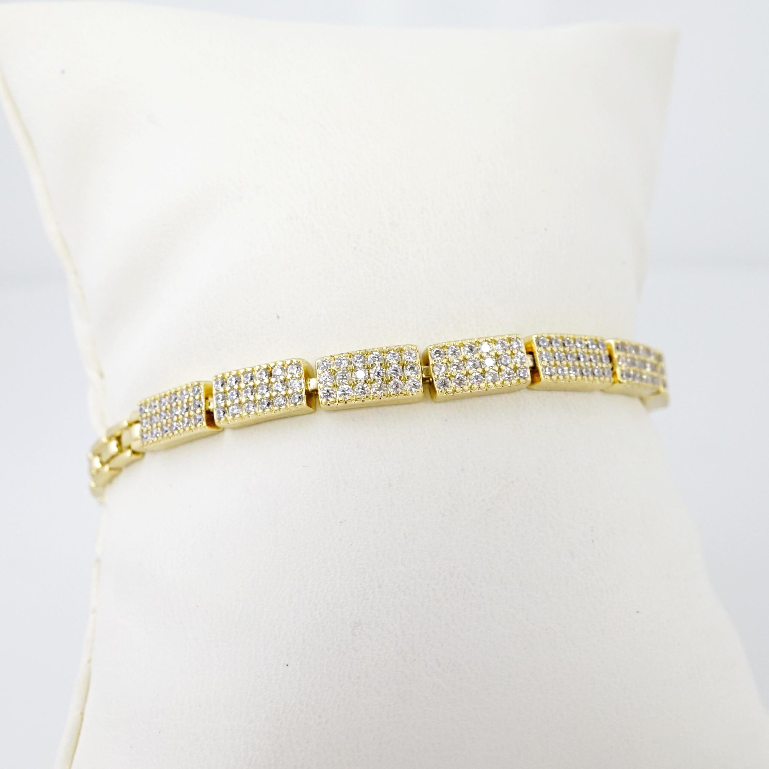 Brazalete de Acero Bañada en Oro 14k - BR0008 - Imagen 2