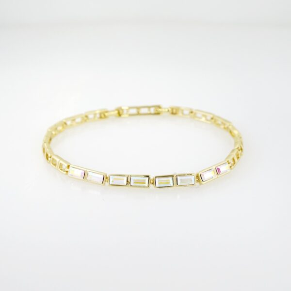 Brazalete de Acero Bañada en Oro 14k - BR0009