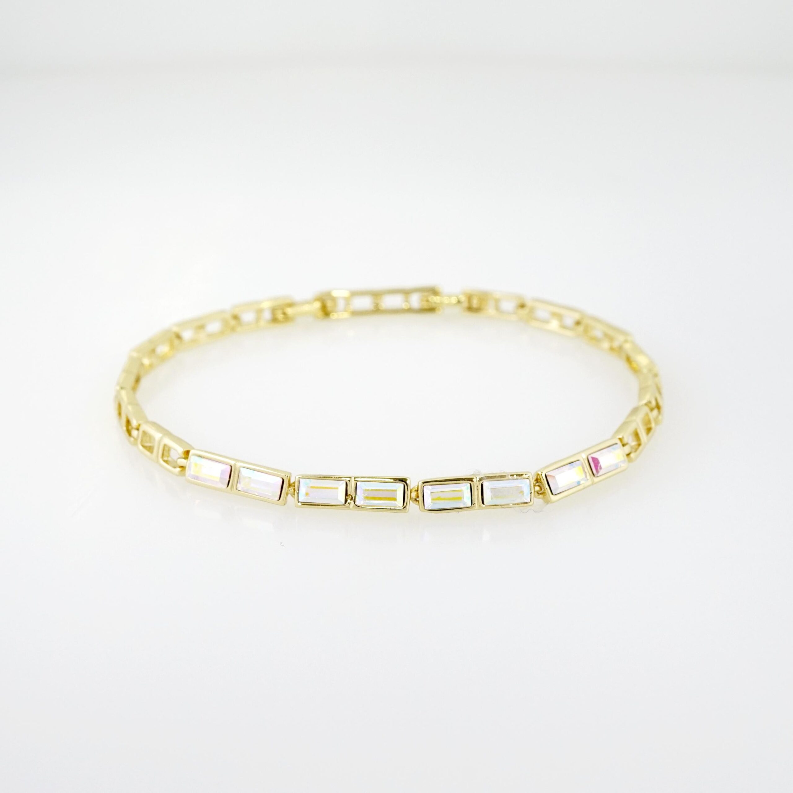 Brazalete de Acero Bañada en Oro 14k - BR0009
