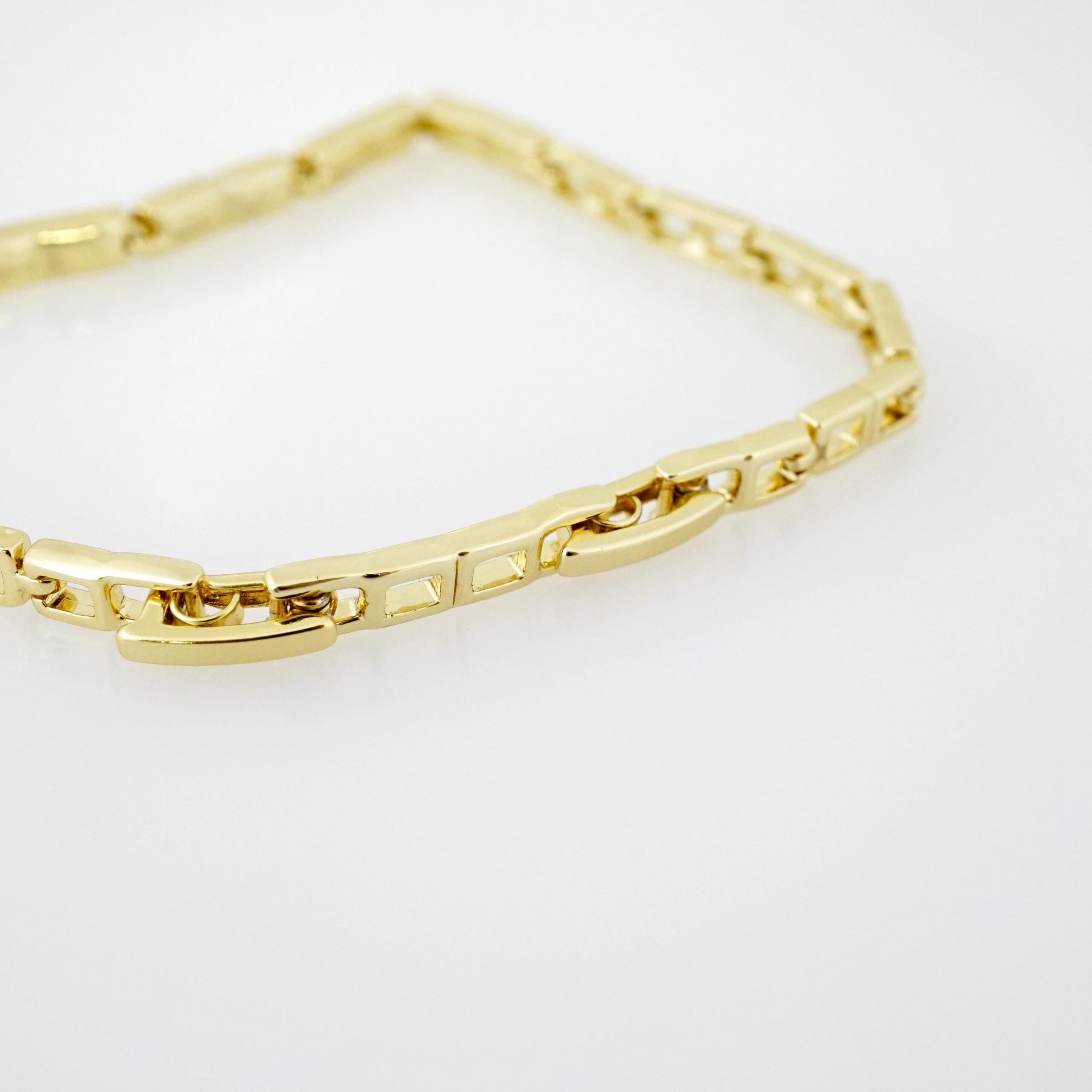 Brazalete de Acero Bañada en Oro 14k - BR0009 - Imagen 3