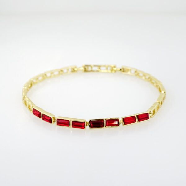 Brazalete de Acero Bañada en Oro 14k - BR0010