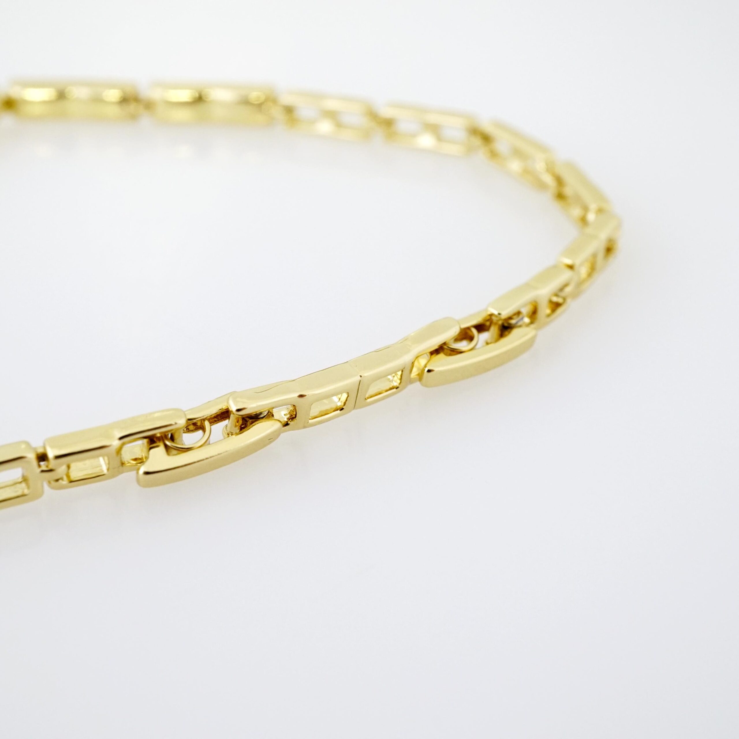 Brazalete de Acero Bañada en Oro 14k - BR0010 - Imagen 3