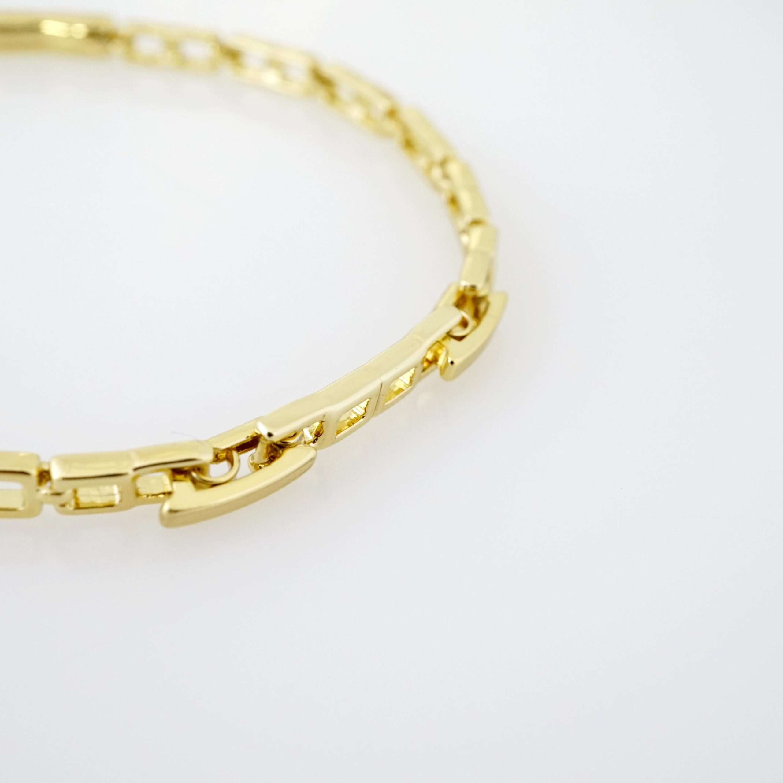 Brazalete de Acero Bañada en Oro 14k - BR0011 - Imagen 3