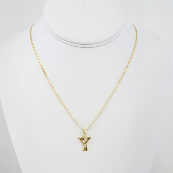 Cadena de Acero Bañada en Oro 14k – CH0165