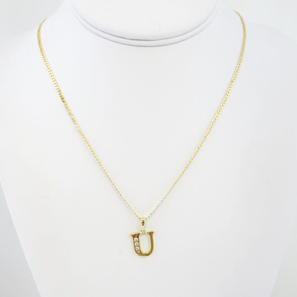 Cadena de Acero Bañada en Oro 14k – CH0163