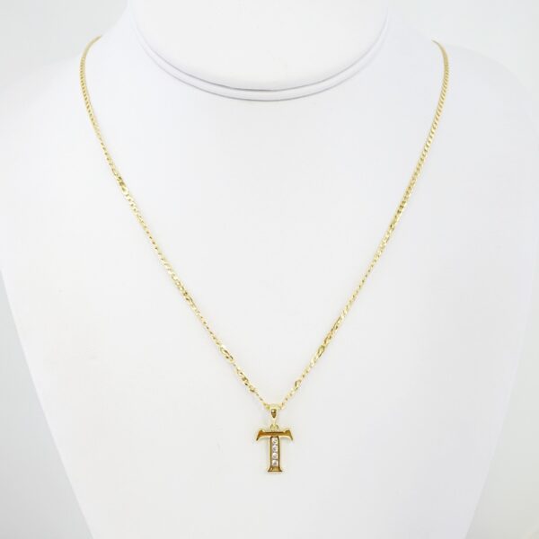 Cadena de Acero Bañada en Oro 14k – CH0162