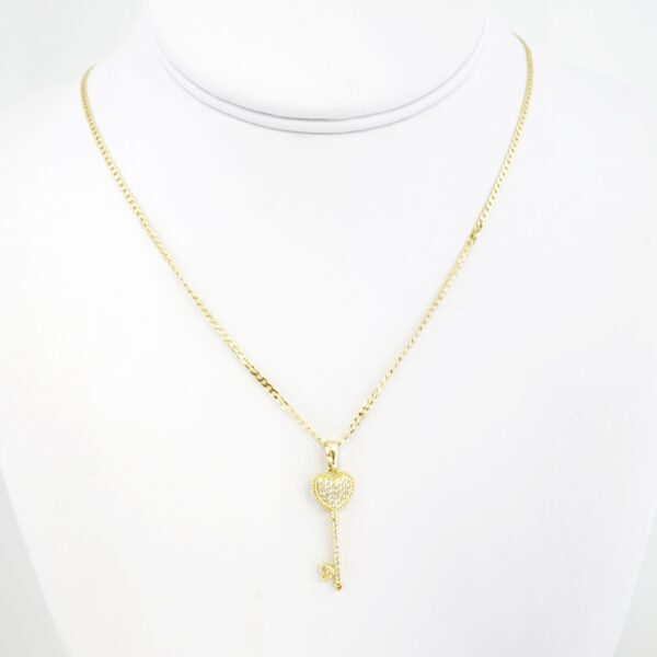 Cadena de Acero Bañada en Oro 14k – CH0151