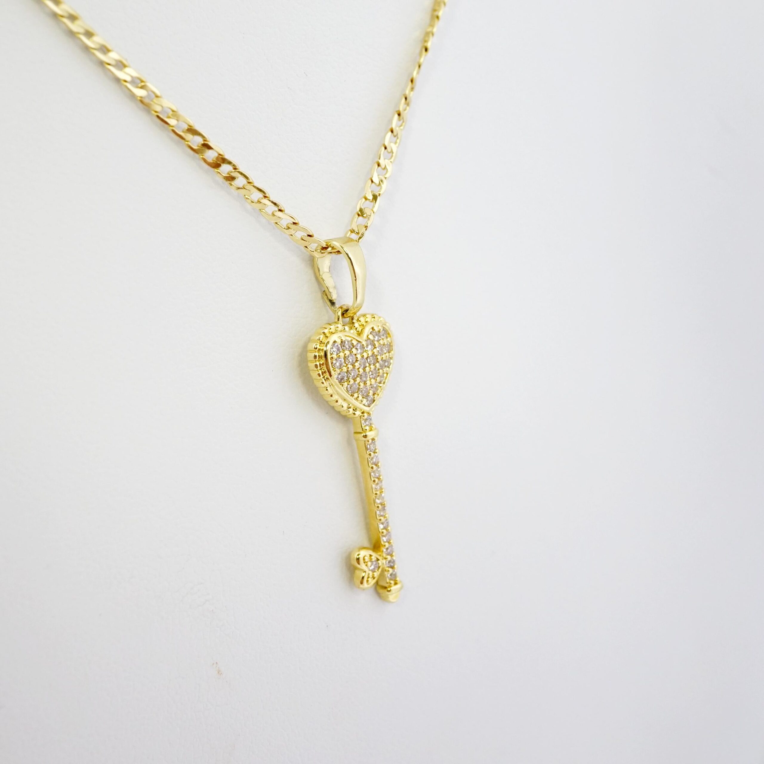 Cadena de Acero Bañada en Oro 14k – CH0151 - Imagen 2