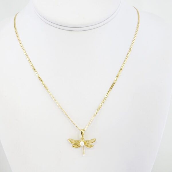 Cadena de Acero Bañada en Oro 14k – CH0146