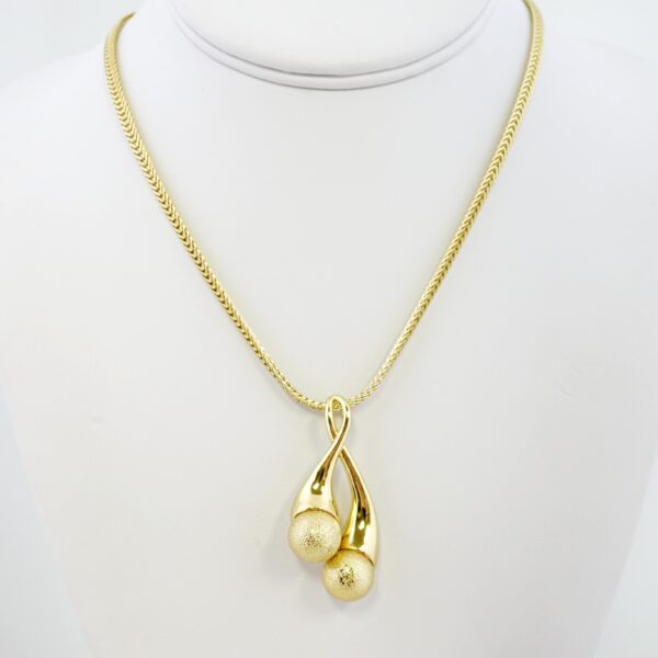 Set de Acero Inoxidable Bañado en Oro 14k - SET054