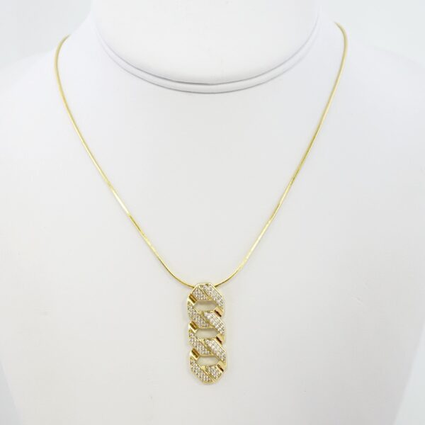 Set de Acero Inoxidable Bañado en Oro 14k - SET065