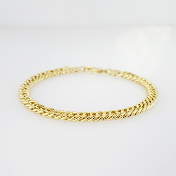 Brazalete de Acero Bañada en Oro 14k - BR0014
