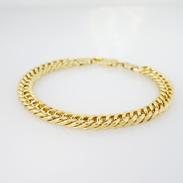 Brazalete de Acero Bañada en Oro 14k - BR0017