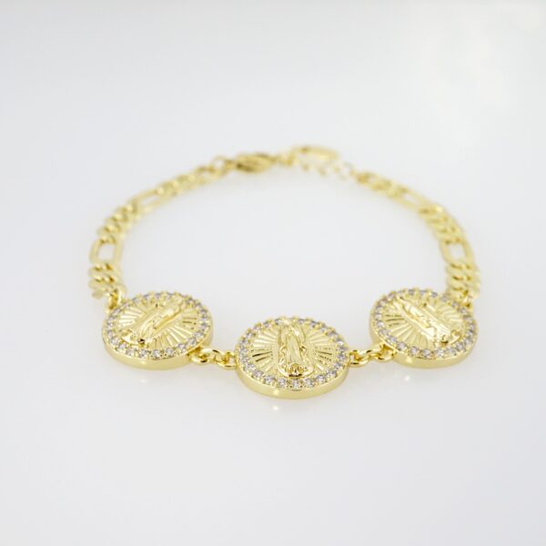 Brazalete de Acero Bañada en Oro 14k - BR0018