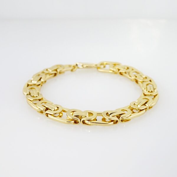 Brazalete de Acero Bañada en Oro 14k - BR0021
