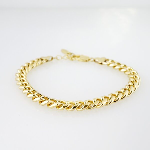 Brazalete de Acero Bañada en Oro 14k - BR0022