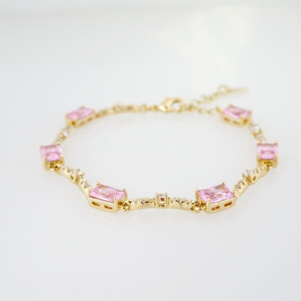 Brazalete de Acero Bañada en Oro 14k - BR0032