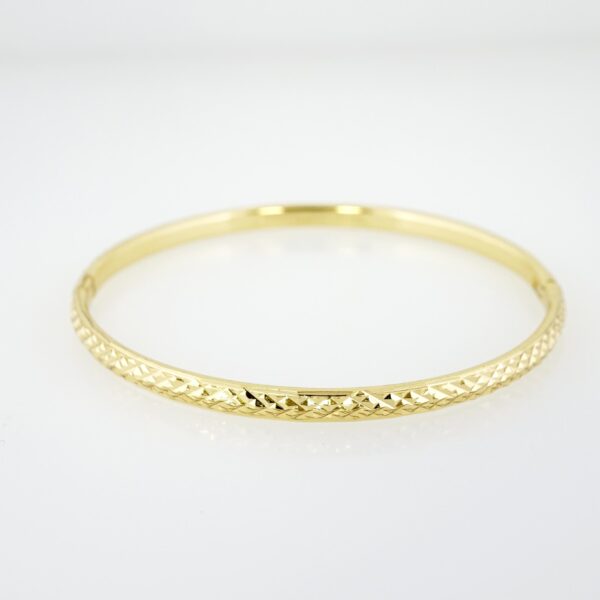 Pulso de Acero Bañado en Oro 14k - BA111