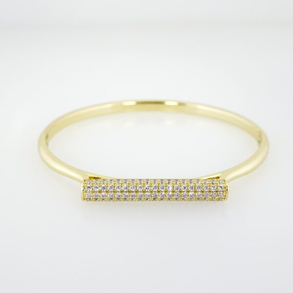 Pulso de Acero Bañado en Oro 14k - BA112