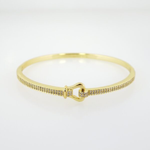 Pulso de Acero Bañado en Oro 14k - BA113