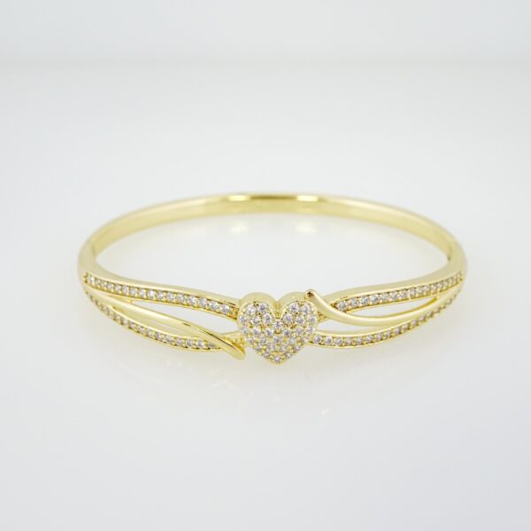 Pulso de Acero Bañado en Oro 14k - BA105