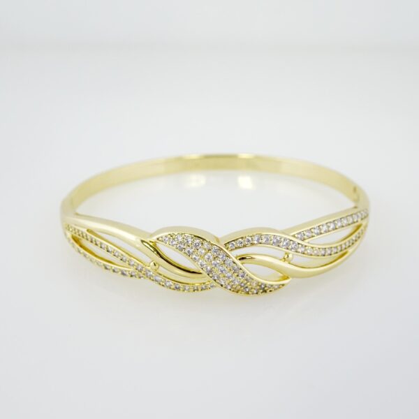 Pulso de Acero Bañado en Oro 14k - BA100