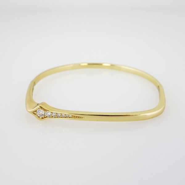 Pulso de Acero Bañado en Oro 14k - BA097