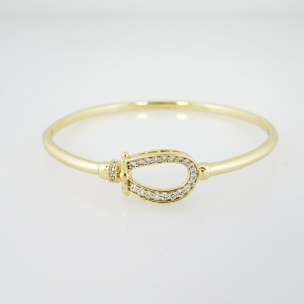 Pulso de Acero Bañado en Oro 14k - BA101