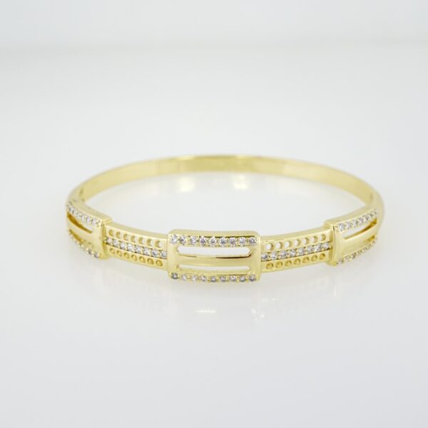 Pulso de Acero Bañado en Oro 14k - BA110