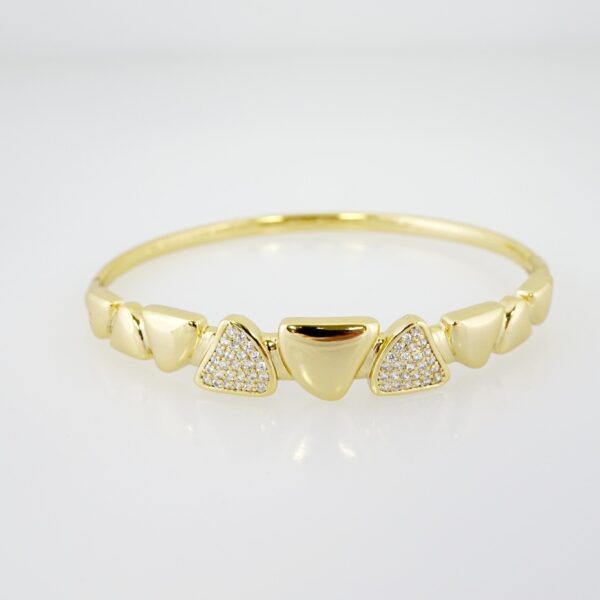 Pulso de Acero Bañado en Oro 14k - BA109