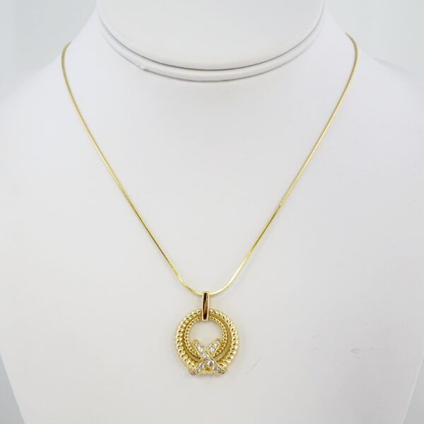 Set de Acero Inoxidable Bañado en Oro 14k - SET060