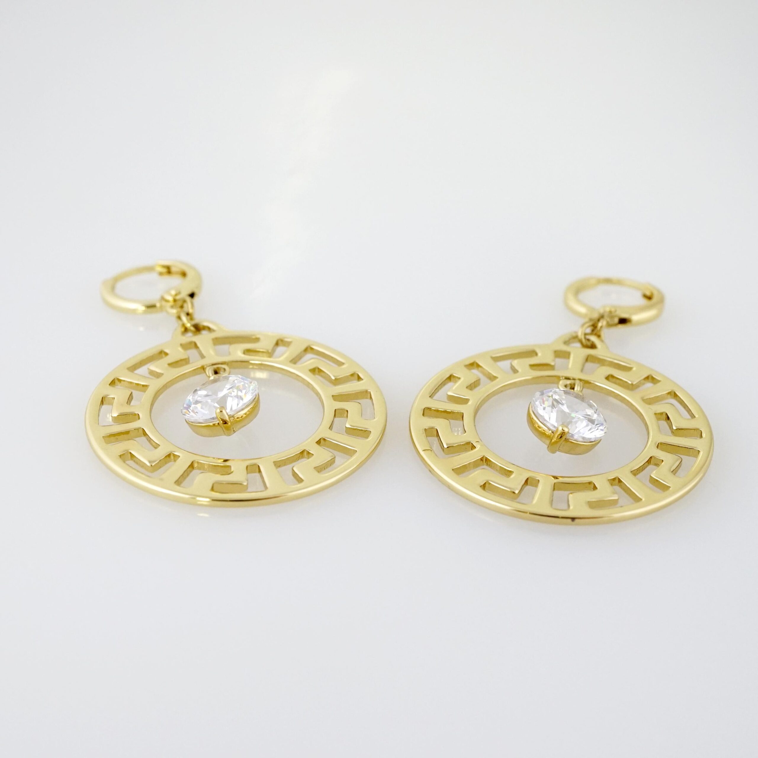 Set de Acero Inoxidable Bañado en Oro 14k - SET057 - Imagen 2