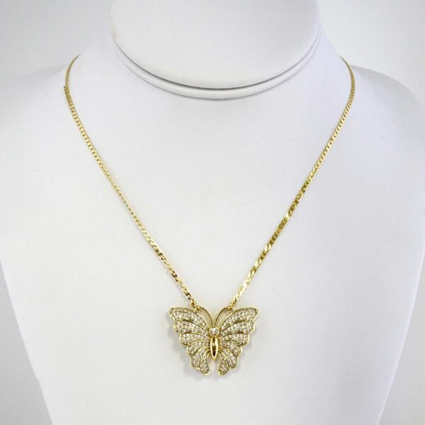 Cadena de Acero Bañada en Oro 14k - CH0152