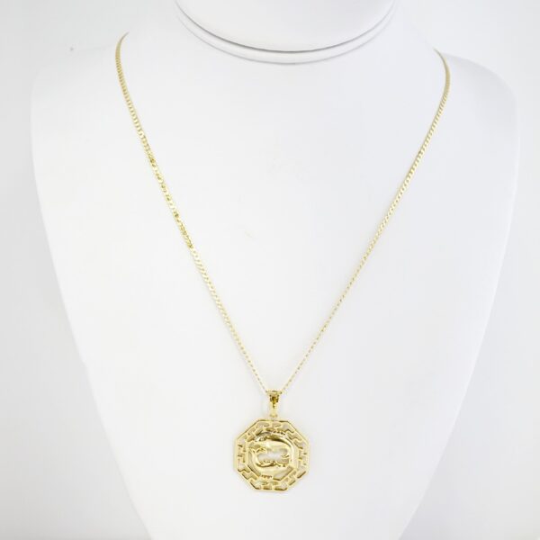 Cadena de Acero Bañada en Oro 14k – CH0204